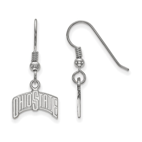 SS Ohio State U Small "OHIO STATE" Dangle Earrings