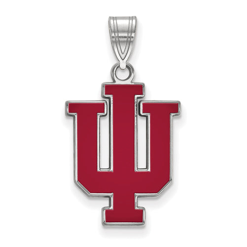 SS Indiana University Large Enamel Pendant