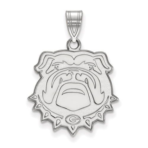 SS University of Georgia Large Bulldog Face Pendant
