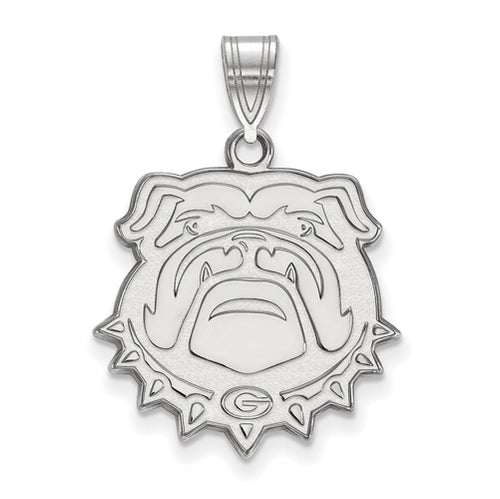 SS University of Georgia Large Bulldog Face Pendant