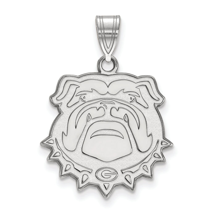 10kw University of Georgia Large Bulldog Face Pendant