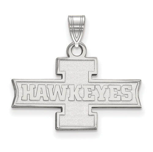 SS University of Iowa Small I HAWKEYES Pendant
