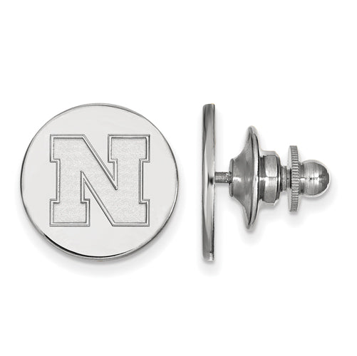 SS University of Nebraska Disc Lapel Pin