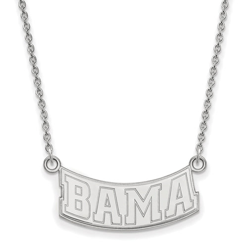 14kw University of Alabama Small Bama Pendant w/Necklace