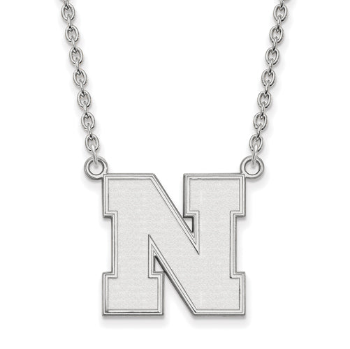 10kw University of Nebraska Large Letter N Necklace