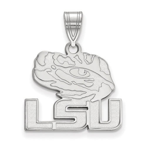 14kw Louisiana State University Medium LSU Tiger Head Pendant