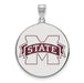 SS Mississippi State University XL M w/ STATE Disc Enamel Pendant