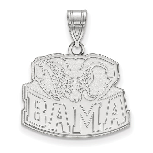 14kw University of Alabama Medium Bama Elephant Pendant