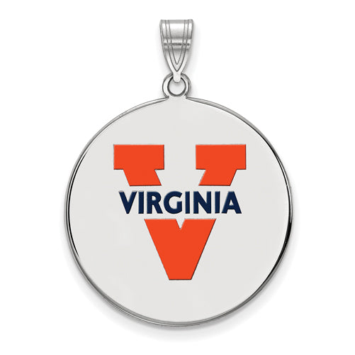 SS University of Virginia XL Enamel Disc Pendant