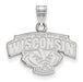 14kw University of Wisconsin Small Alt "WISCONSIN" Badger Pendant