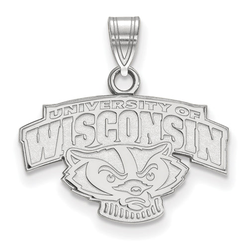 10kw University of Wisconsin Small "WISCONSIN" Badger Pendant