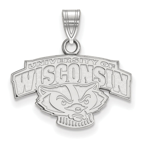 SS University of Wisconsin Small "WISCONSIN" Badger Pendant