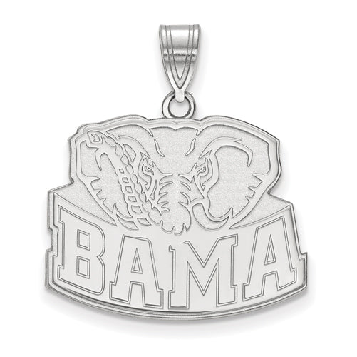 14kw University of Alabama Large Bama Elephant Pendant