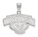 SS University of Wisconsin Medium Alt "WISCONSIN" Badger Pendant