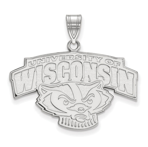 SS University of Wisconsin Large "WISCONSIN" Badger Pendant
