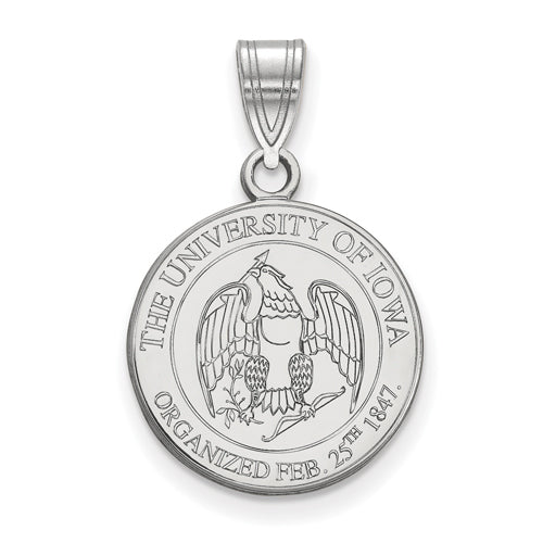 SS University of Iowa Medium Crest Pendant