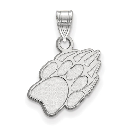 10kw University of Wisconsin Small Badger Paw Print Pendant