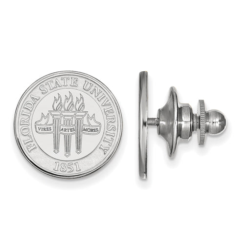 14kw Florida State University Crest Lapel Pin