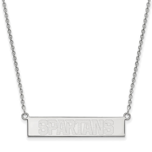 SS Michigan State University Small Bar Necklace