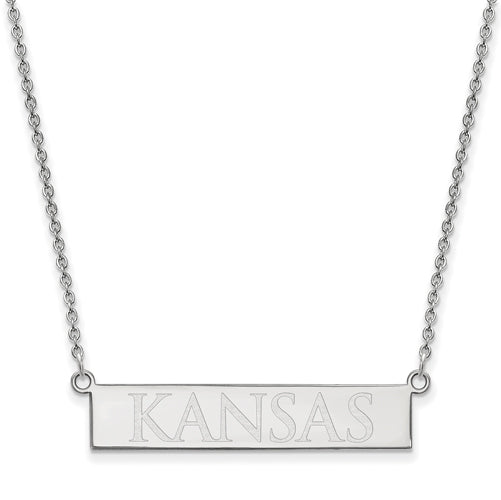 SS The University of Kansas Small Bar Necklace