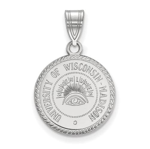 SS University of Wisconsin Medium Crest Pendant