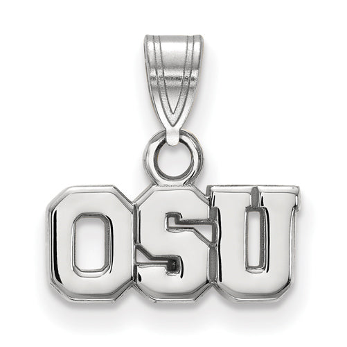 10kw Ohio State U Small "OSU" Pendant