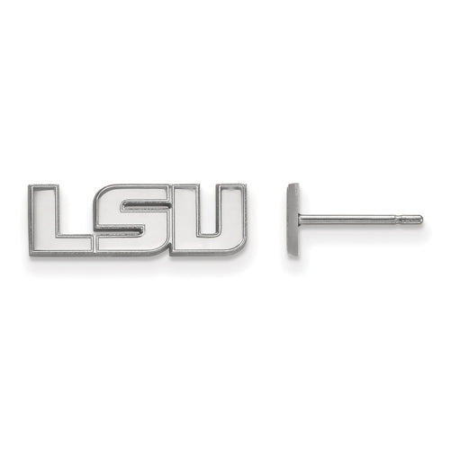 10kw Louisiana State University Xs Post LSU Earrings