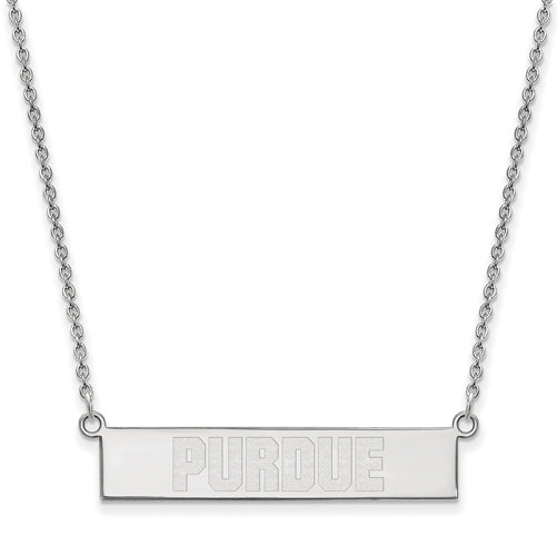 SS Purdue University Small Bar Necklace