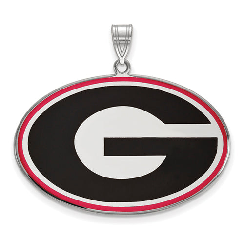 SS University of Georgia XL Enamel Pendant