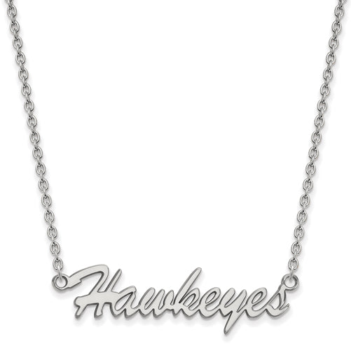 SS University of Iowa Medium Pendant w/Necklace