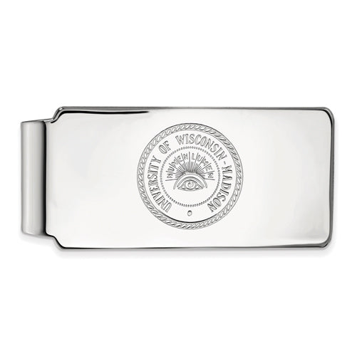 SS University of Wisconsin Crest Money Clip