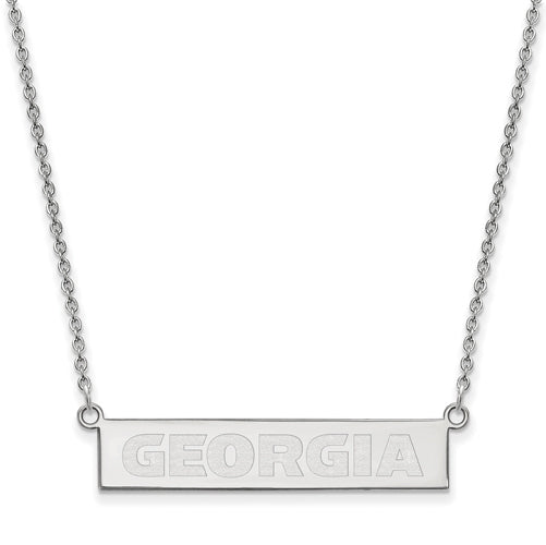 SS University of Georgia Small Bar Necklace