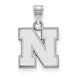 SS University of Nebraska Small Letter N  Pendant
