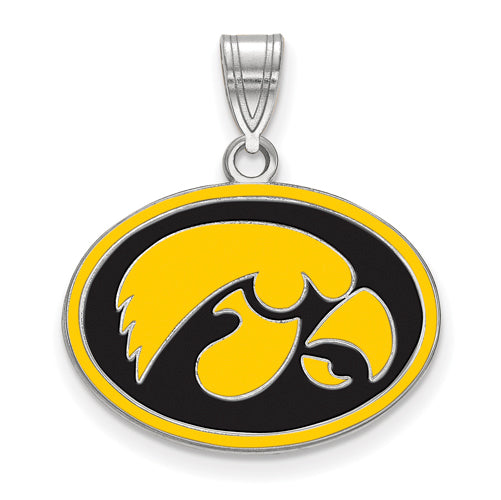 SS University of Iowa Medium Enamel Pendant