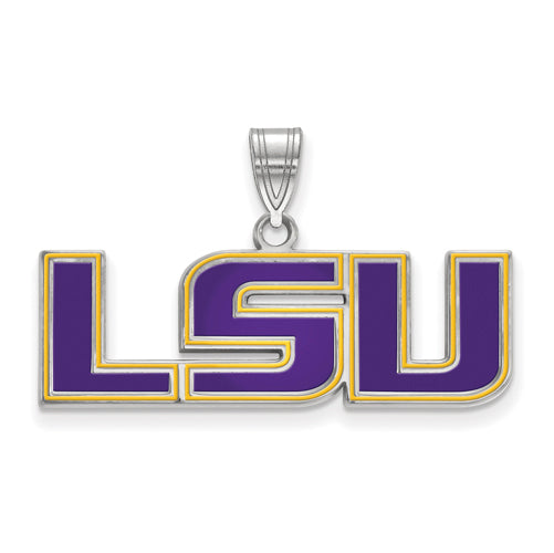 SS Louisiana State University Medium Enamel Pendant
