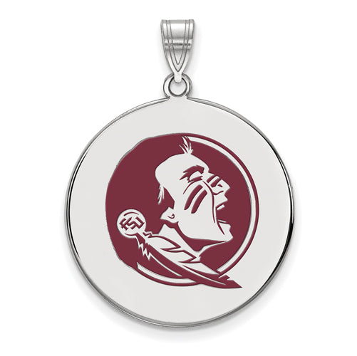 SS Florida State University XL Enamel Disc Pendant