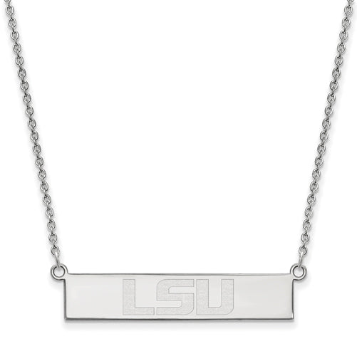 SS LSU Small Bar Necklace