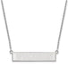 SS University of Wisconsin Small "WISCONSIN" Bar Necklace