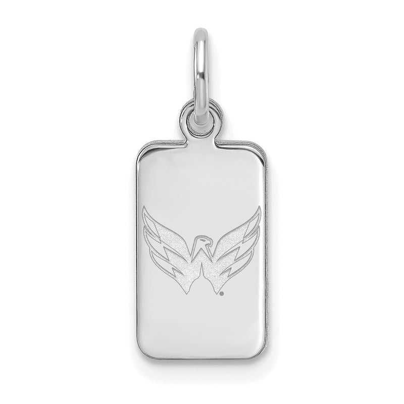 Sterling Silver NHL Washington Capitals Tag Pendant