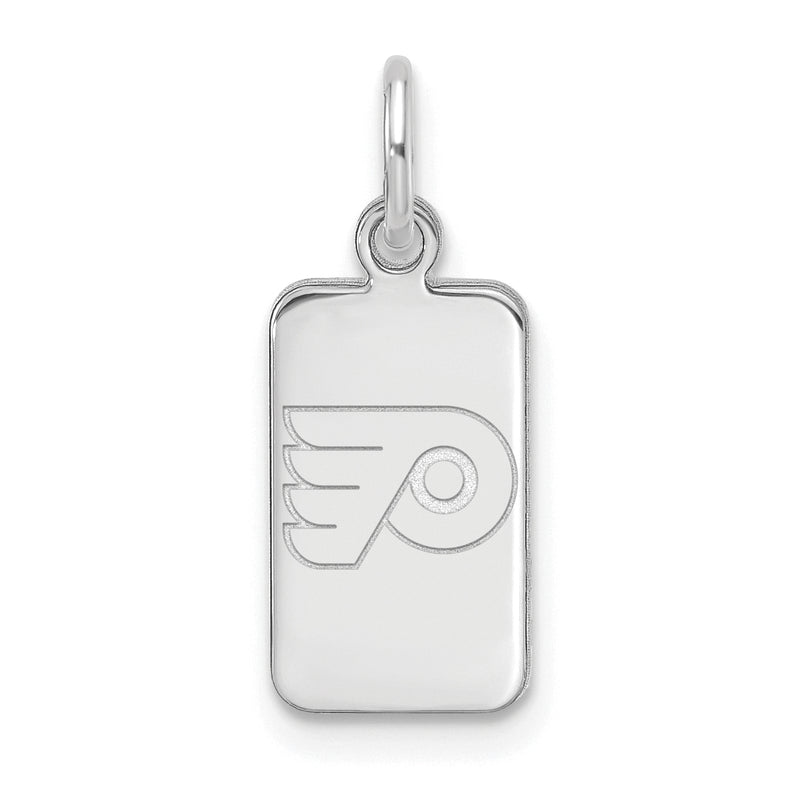 Sterling Silver NHL Philadelphia Flyers Tag Pendant
