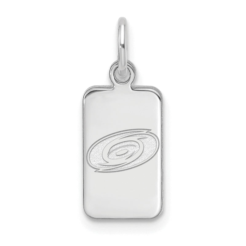 Sterling Silver NHL Carolina Hurricanes Tag Pendant