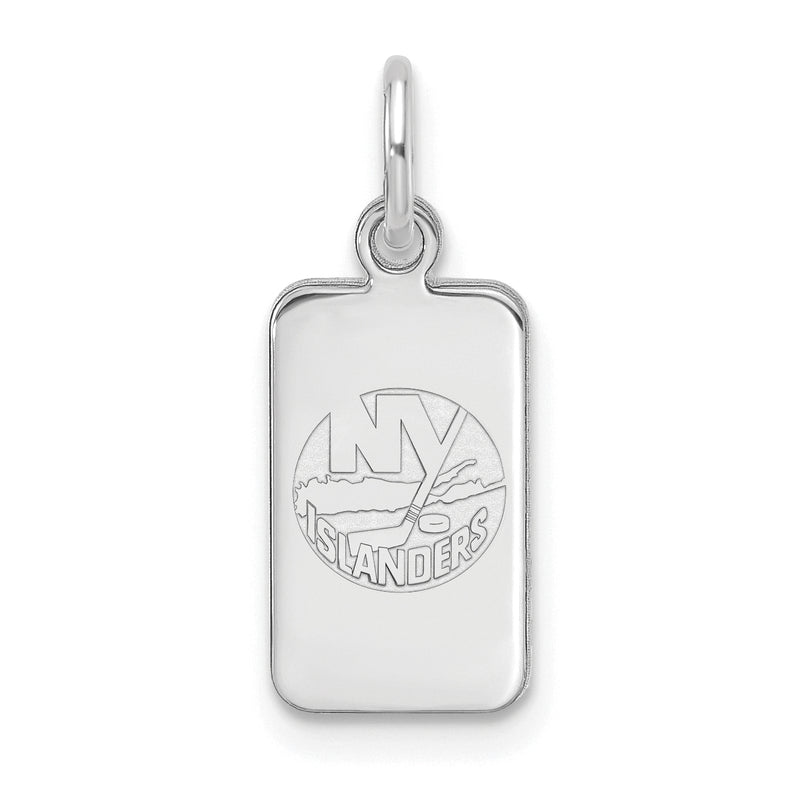 Sterling Silver NHL New York Islanders Tag Pendant