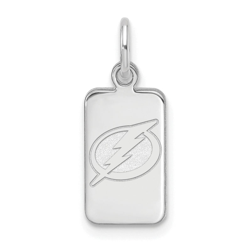 Sterling Silver NHL Tampa Bay Lightning Tag Pendant
