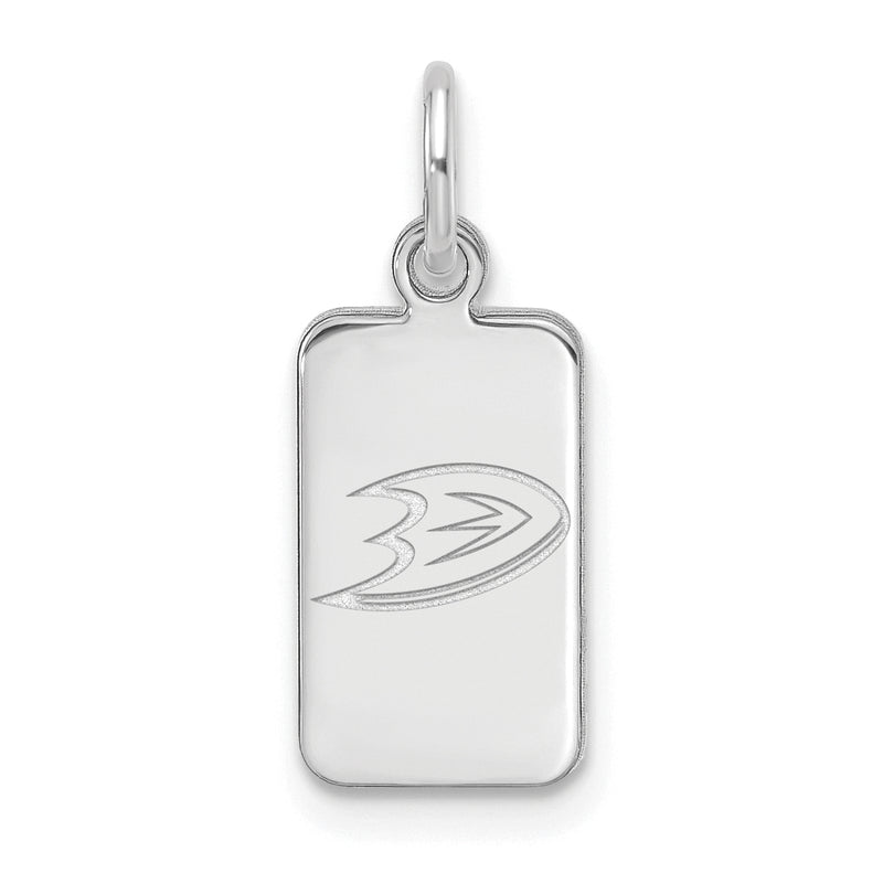 Sterling Silver NHL Anaheim Ducks Tag Pendant