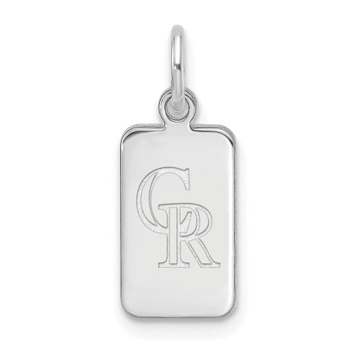  SS MLB Colorado Rockies Tag Pendant