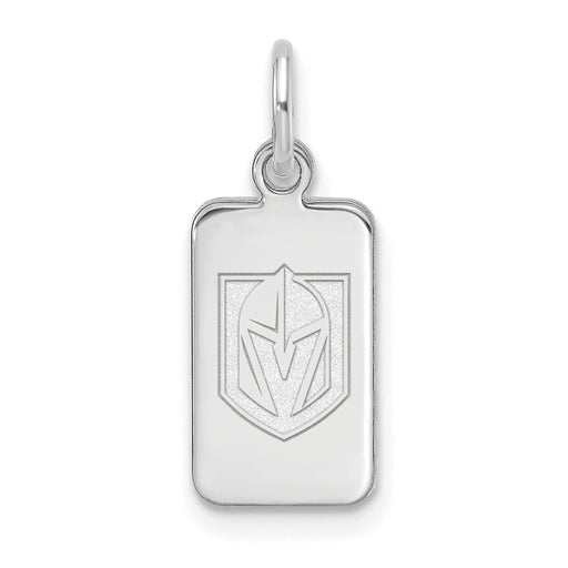 Sterling Silver NHL Vegas Golden Knights Tag Pendant
