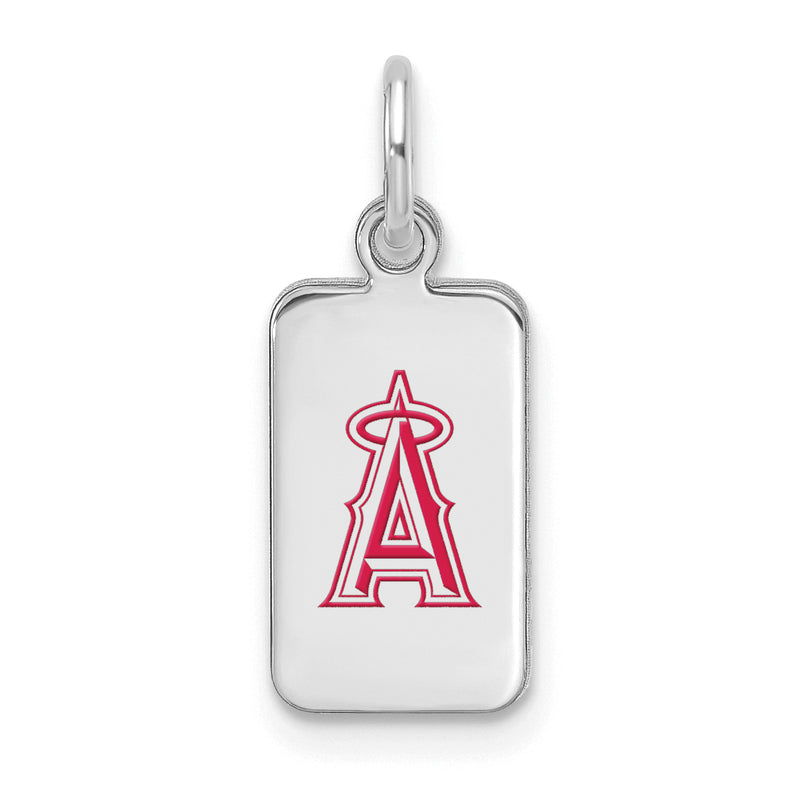  SSated MLB LogoArt Angels Enameled Tag Pendant