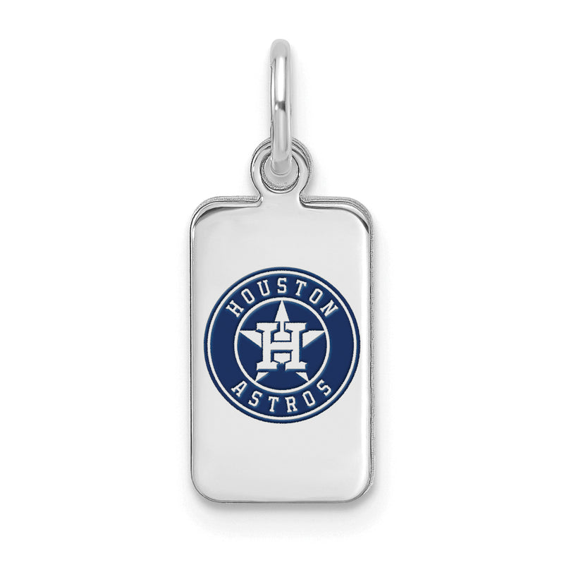  SS MLB Houston Astros Enameled Tag Pendant