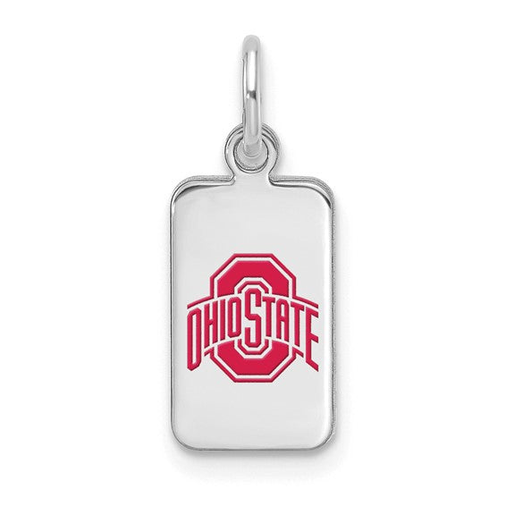 SS The Ohio State Univ Enamel Tag Pendant