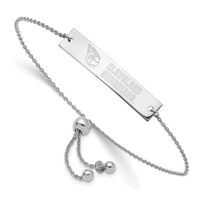  SS MLB Cleveland Guardians Name Bar Adj Bracelet